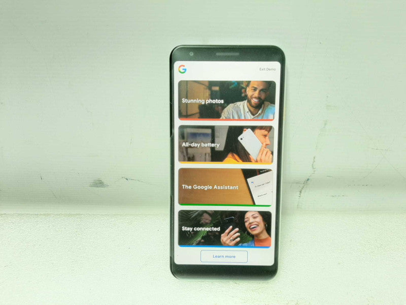 Google Pixel 3aXL 64GB White Demo Mode READ $