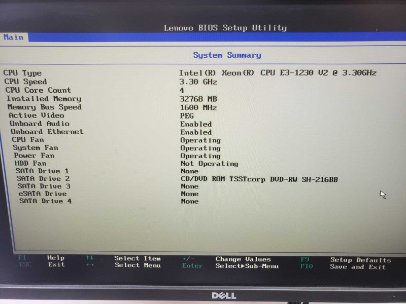 Lenovo Thinkstation E31 Xeon E3-1230 V2 @ 3.30GHz 32GB RAM Quadro 600 )