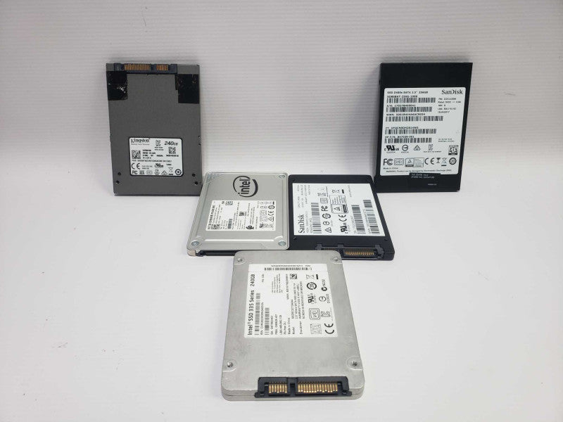 95% Health 250 GB SSD Assorted Manufactures(See Description)
