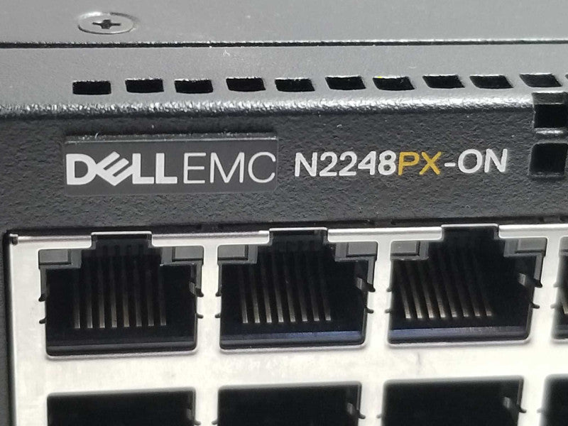 Dell Networking N2248PX-ON 48x 2.5GbE RJ45 PoE / 4x SFP28(25GbE) ~