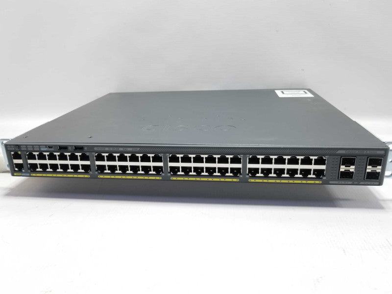 Cisco Catalyst WS-C2960X-48LPS-L Switch 48x 1Gb RJ-45 + 4x SFP Ports ~