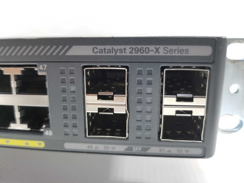 Cisco Catalyst WS-C2960X-48LPS-L Switch 48x 1Gb RJ-45 + 4x SFP Ports ~