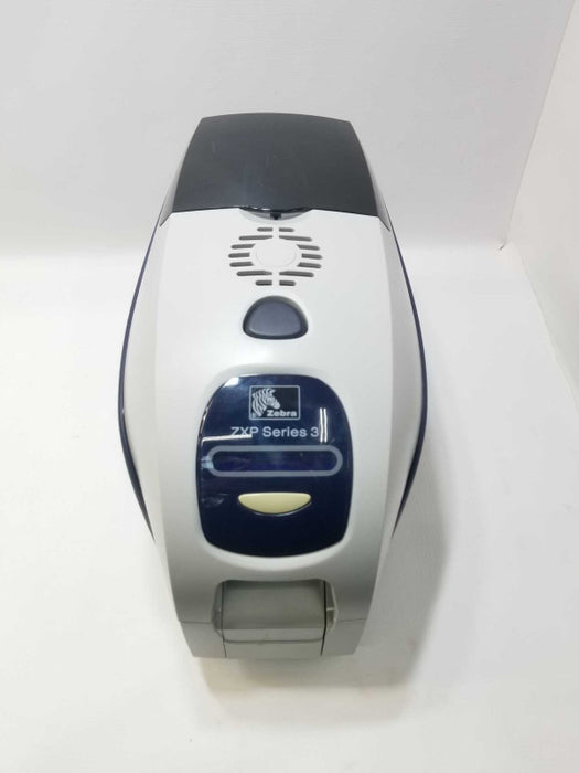 Zebra ZXP Series 3 Double-sided ID Card Printer Ethernet USB, NO AC Adapter ~