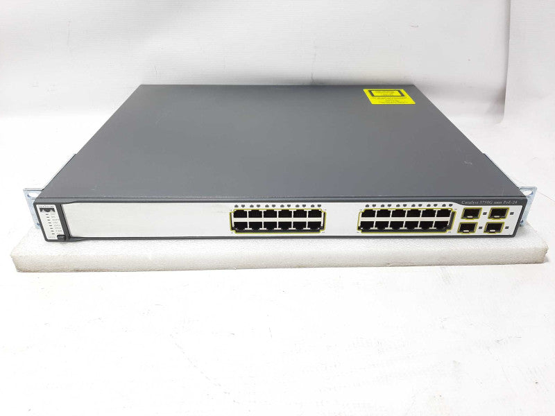 Cisco WS-C3750G-24PS-S 24 Port PoE 10/100/1000 Gigabit Switch $