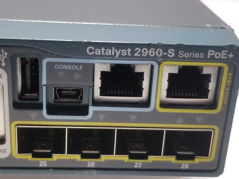 Cisco Catalyst 2960S PoE 24 ports - WS-C2960S-24PS-L W/ Stack Module, QTY ~