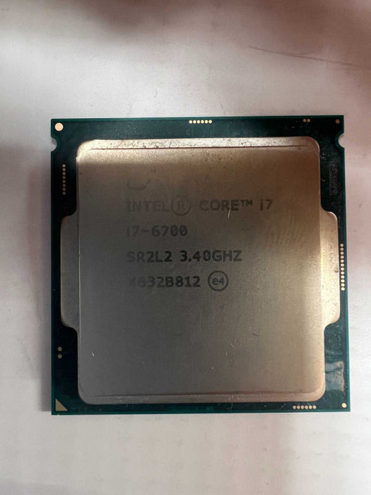 Intel i7-6700 @3.4 GHz CPU Only  -