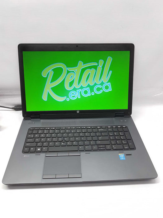 HP Zbook 17 i7-4710MQ @ 2.50ghz / 16gb ram / quadro K1100M / 525GB SSD #