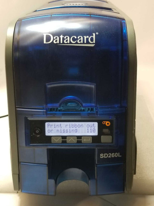 Datacard SD260L PX30 506308-088 Single Sided ID Card Printer, Read _