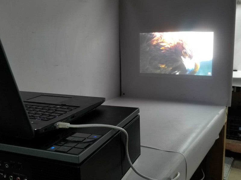 Dell 7609WU 1080p 3,850 ANSI Lumens DLP Projector 583 Lamp Hours, HDMI/Display _