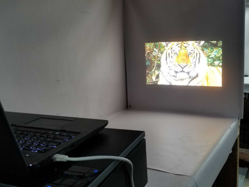 Dell 7609WU 1080p 3,850 ANSI Lumens DLP Projector 583 Lamp Hours, HDMI/Display _