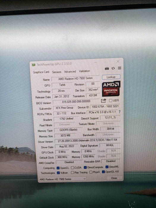 AMD XFX Radeon HD R7950 900 M 3GB Gaming Graphics Card GHOST Edition GPU )