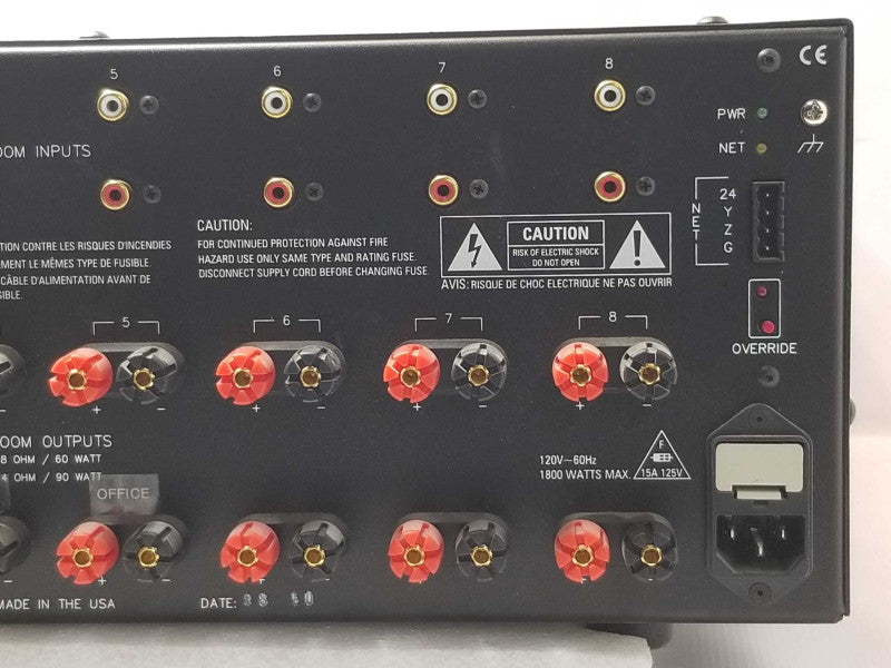 Crestron CNAMPX-16x60 Amp 16-Channel Multi-Room Amplifier, Read _