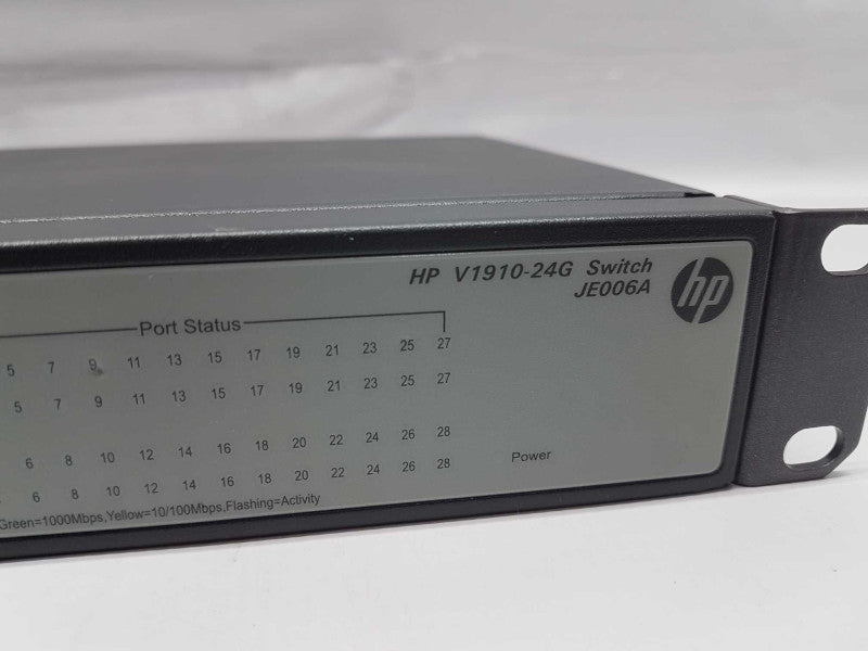 HP V1910-24G Switch JE006A 24x port gigabit - factory reset #