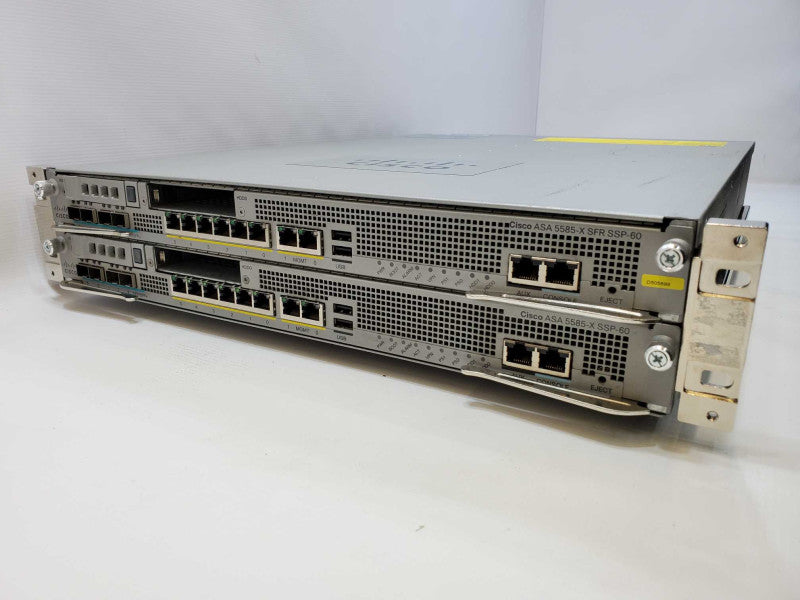 Cisco ASA 5585-X FireWall Chassis with SSP-10 MODULE & 1200W DUAL PWR (