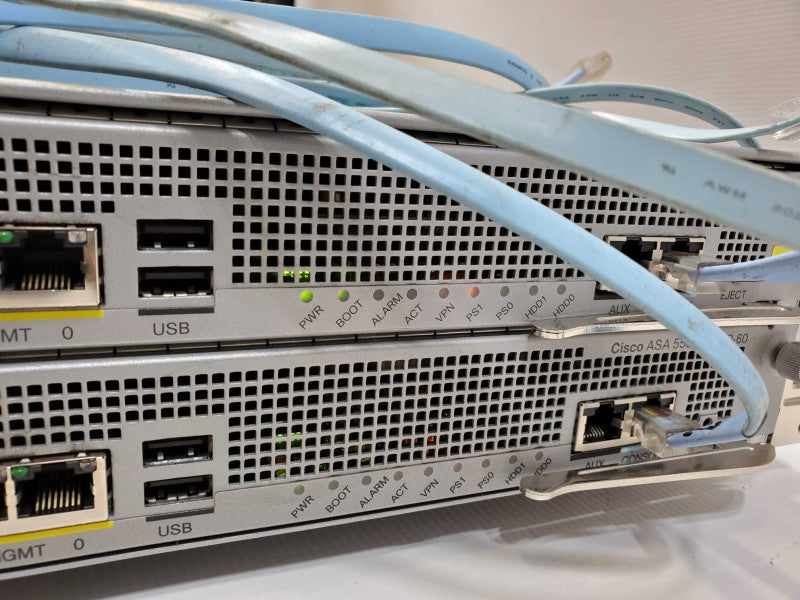 Cisco ASA 5585-X FireWall Chassis with SSP-10 MODULE & 1200W DUAL PWR (
