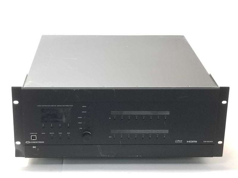 Crestron DM-MD8X8 Digital Media Switcher w/ 2x DMC-HD, 6x DMC-C, DMCO-55, Read _