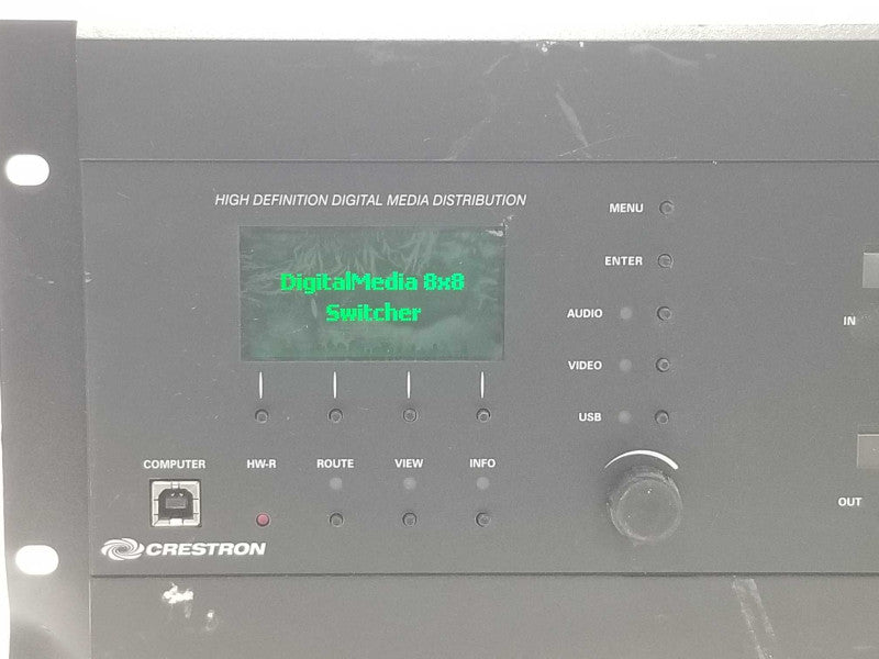 Crestron DM-MD8X8 Digital Media Switcher w/ 2x DMC-HD, 6x DMC-C, DMCO-55, Read _