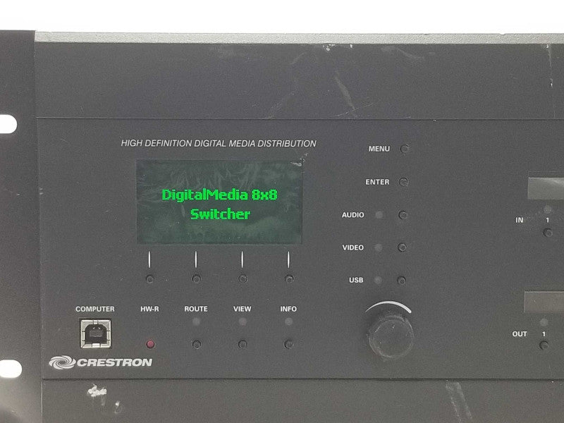 Crestron DM-MD8X8 Digital Media Switcher w/ 2x DMC-HD, 6x DMC-C, DMCO-55, Read _