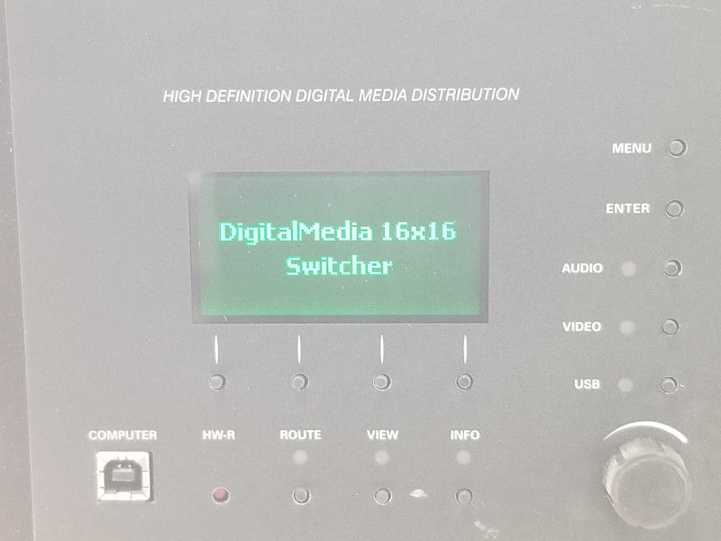 Crestron DM-MD16X16 Digital Media Switcher, 2x DMC-HD, 7x DMC-C DMCO-5500 Read _