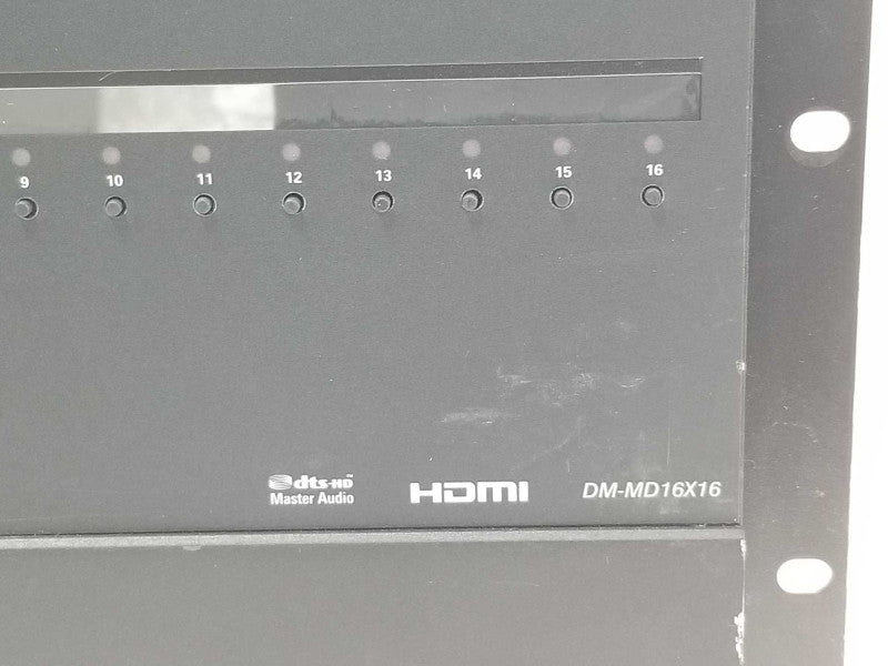 Crestron DM-MD16X16 Digital Media Switcher, 2x DMC-HD, 7x DMC-C DMCO-5500 Read _