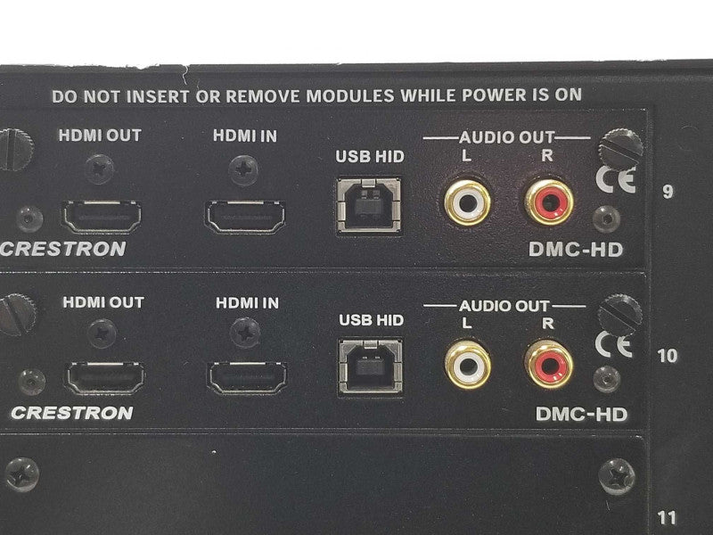 Crestron DM-MD16X16 Digital Media Switcher, 2x DMC-HD, 7x DMC-C DMCO-5500 Read _