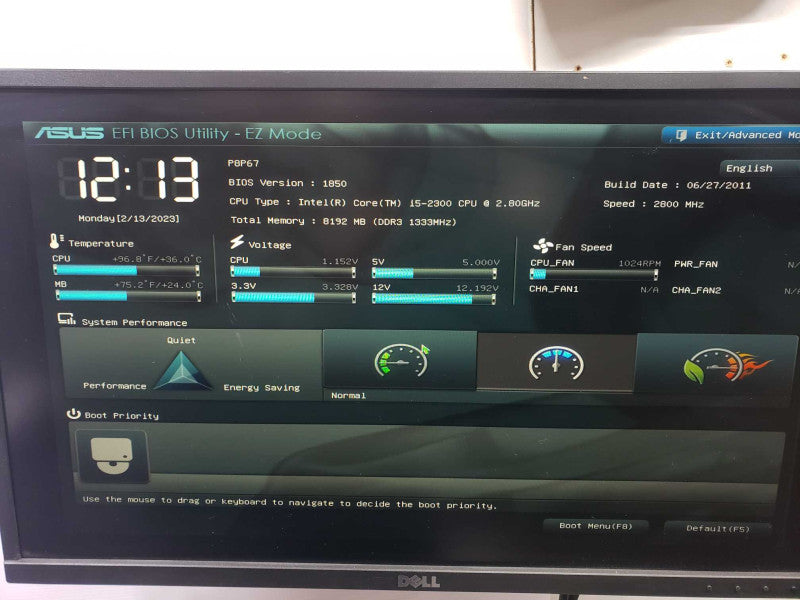 Custom PC i5 2300 @ 2.80 GHz 8 GB RAM Asus GPU )