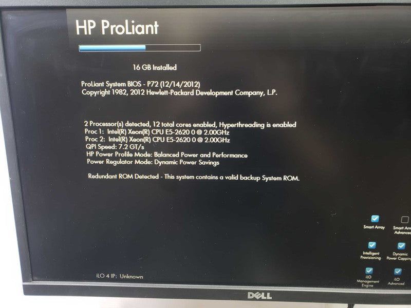 HP Proliant ML350p Gen8 Server 2x Xeon E5-2620 @ 2.00 GHz 16 GB RAM P420i )