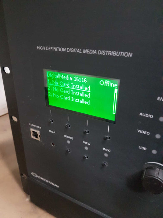 Crestron DM-MD16X16 16x16 Digital Media Switcher  - READ #