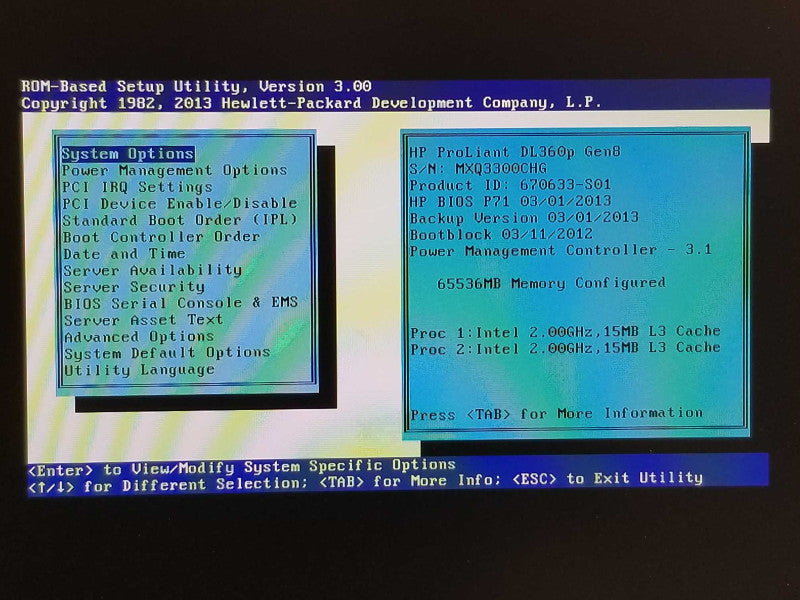 HP Proliant DL360p G8, 2x Xeon E5-2620 2.0GHz 6C, 64GB, 2xPSU P420i 8x2.5\\" _