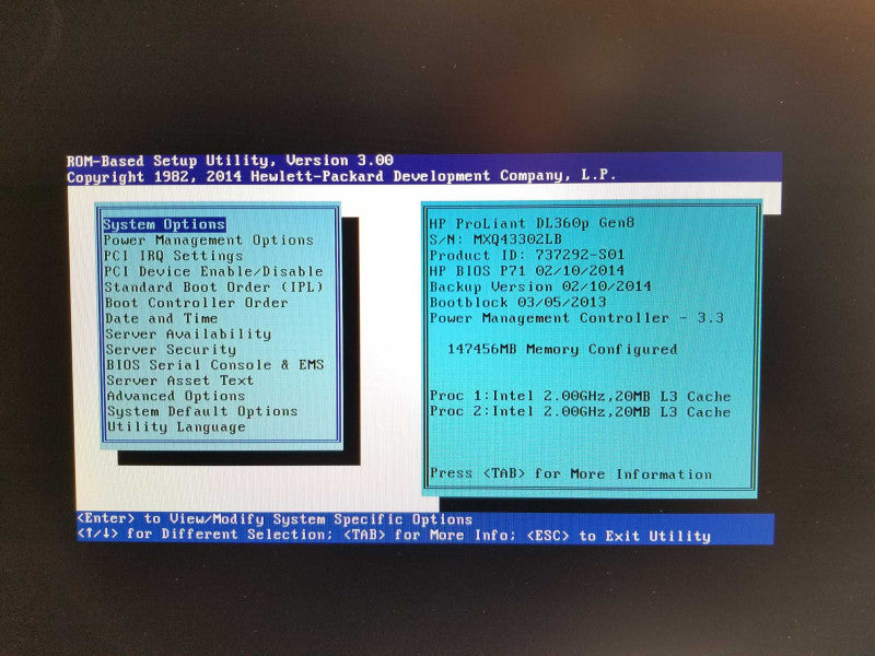 HP Proliant DL360p G8, 2x Xeon E5-2640v2 2.0GHz 8C, 144GB, 2xPSU P420i 8x2.5\\" _