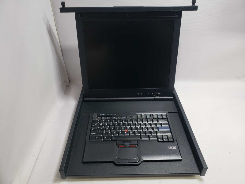 IBM 7316TF3 17\\" LCD Rack Mountable Console Monitor Mouse Keyboard )