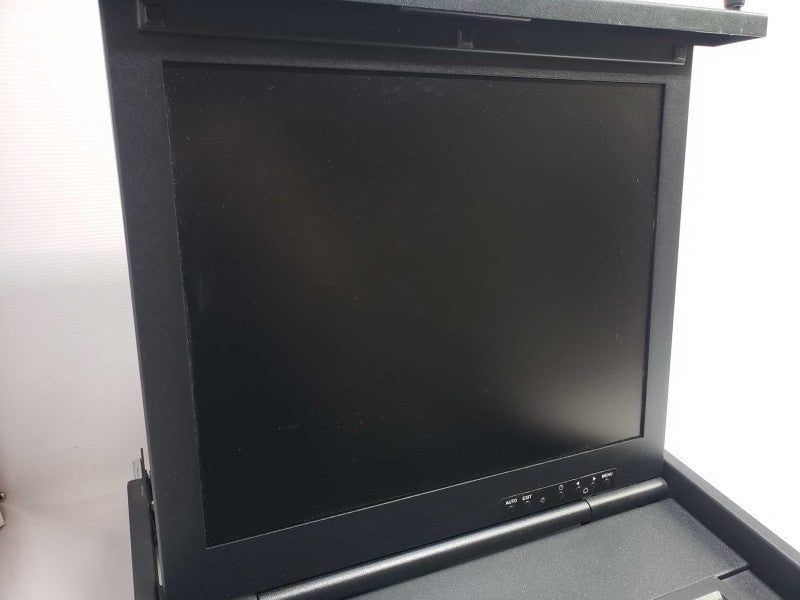 IBM 7316TF3 17\\" LCD Rack Mountable Console Monitor Mouse Keyboard )
