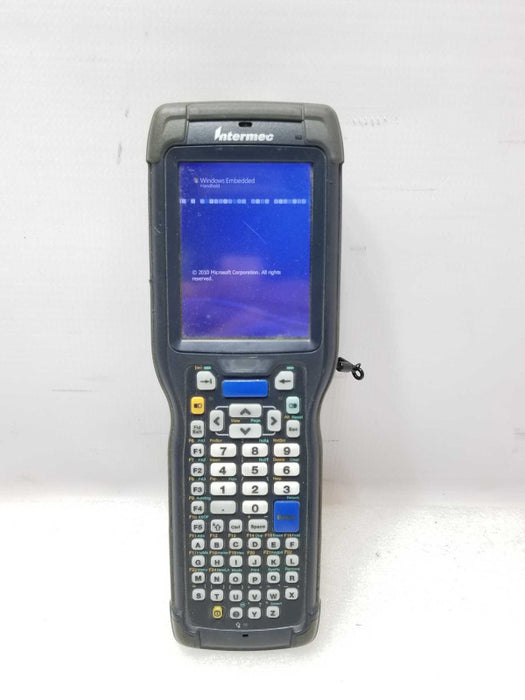 Intermec CK71 Barcode Scanner with Battery/Stylus, Powers on, Read _