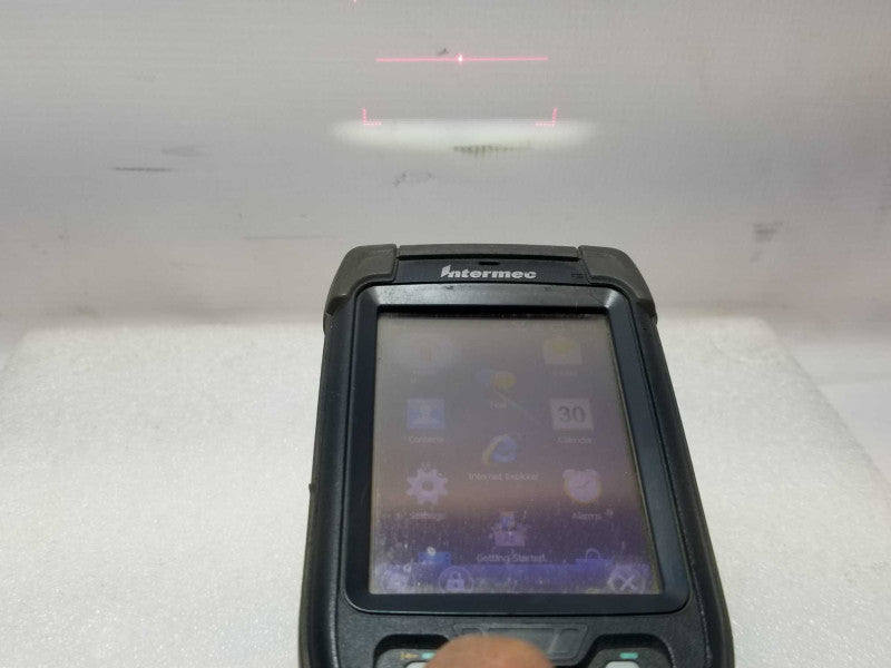 Intermec CK71 Barcode Scanner with Battery/Stylus, Powers on, Read _