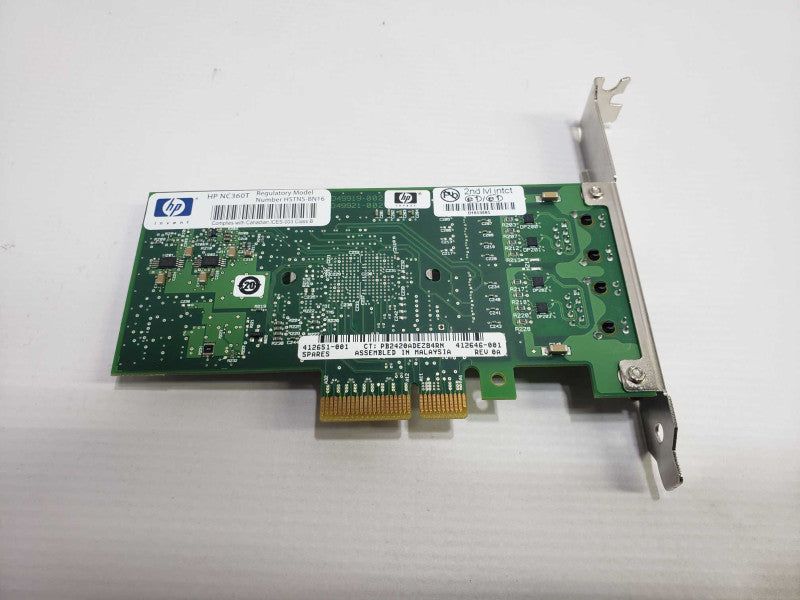 HP Gigabit Dual PORT GIGABIT ETHERNET PCIe NIC Card EXPI9402PT NC360T INTEL )