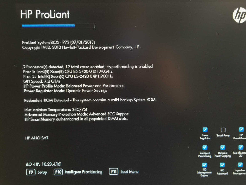 HP Proliant DL380e G8, 2x Xeon E5-2420 1.9GHz 6C, 32GB, 2xPSU B320i 8x2.5\\" _