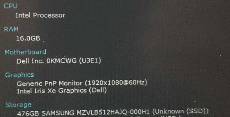 Dell Latitude 5530 Laptop 15.6\\" Core i5-1235U 1.3GHz/ 16GB, 480GB SSD, NO AC ~