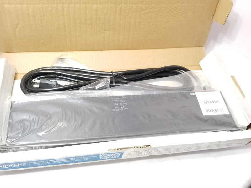 Tripp-Lite RS-1215-RA 12-Outlet 1U Rackmount Power Strip Open-Box _