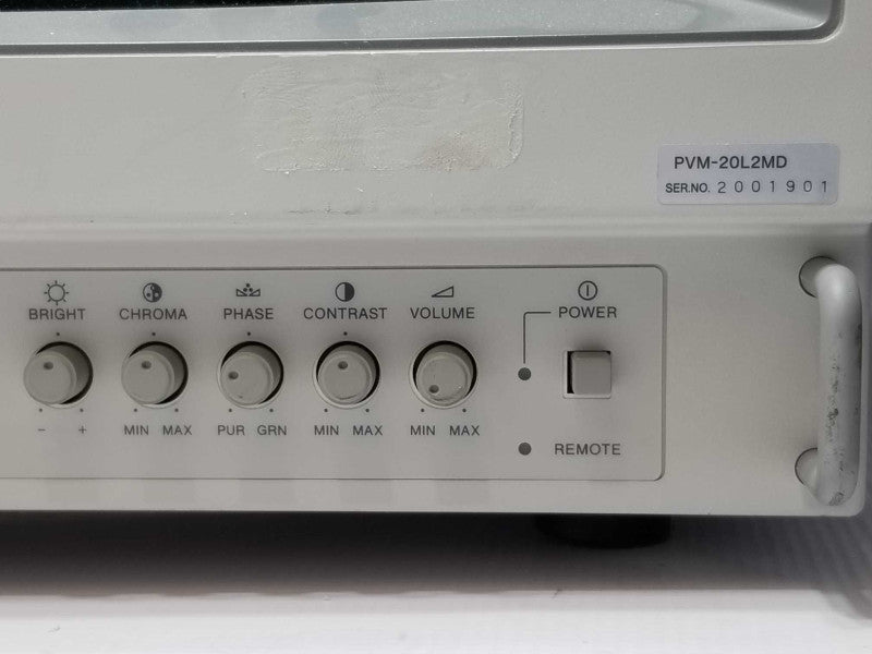 Sony Trinitron PVM-20L2 Video Color Monitor, Tested to power on, Read _