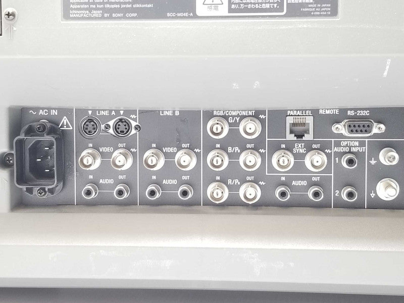 Sony Trinitron PVM-20L2 Video Color Monitor, Tested to power on, Read _
