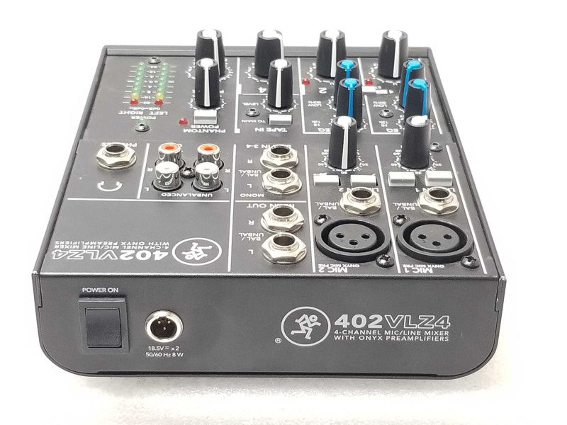 Mackie 402-VLZ4 4-channel Ultra Compact Mixer w/ Onyx Mic Preamps, READ _