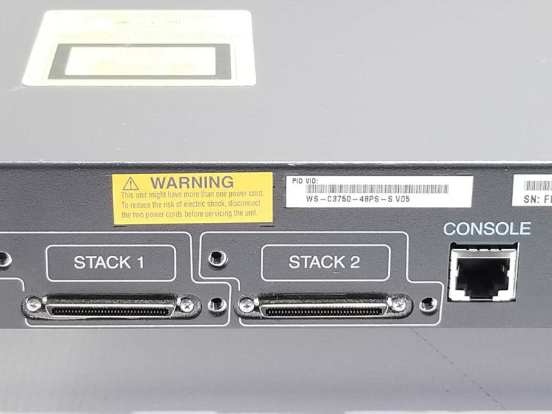Cisco Catalyst WS-C3750-48PS-S v05 48 Port PoE Fast Ethernet Switch 4x SFP _