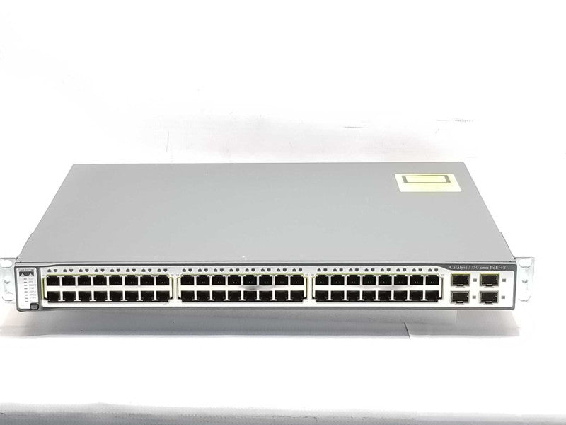 Cisco Catalyst WS-C3750-48PS-S v05 48 Port PoE Fast Ethernet Switch 4x SFP _