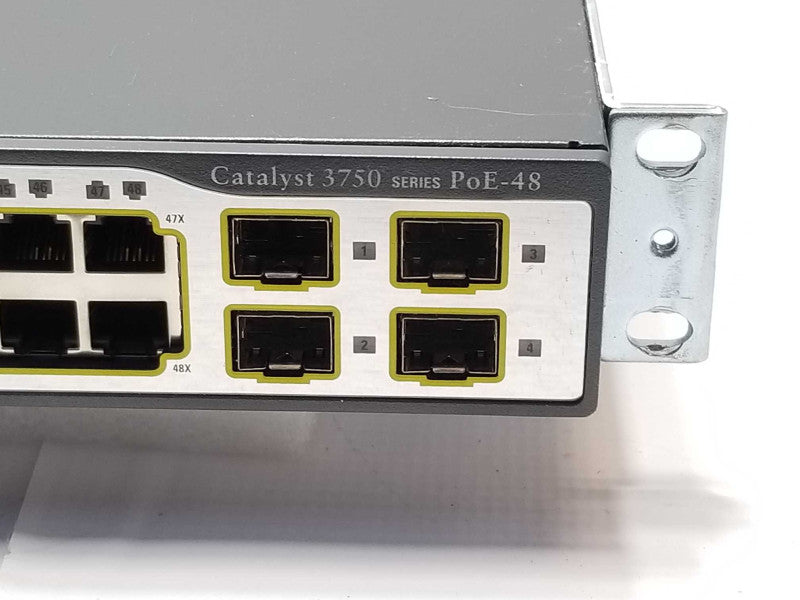 Cisco Catalyst WS-C3750-48PS-S v05 48 Port PoE Fast Ethernet Switch 4x SFP _