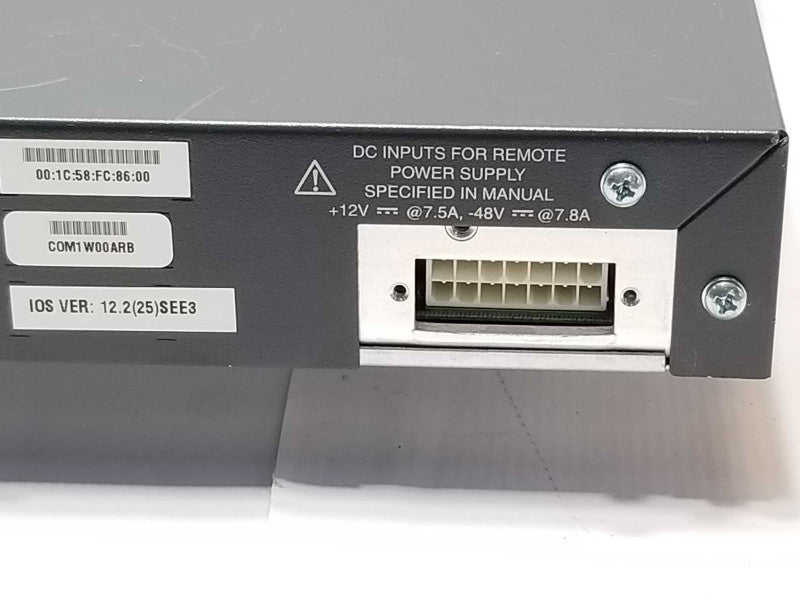 Cisco Catalyst WS-C3750-48PS-S v05 48 Port PoE Fast Ethernet Switch 4x SFP _