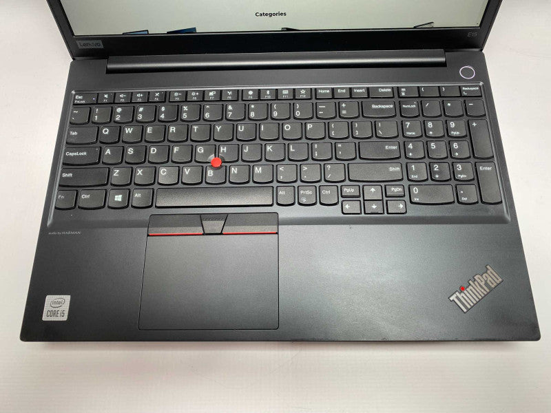 Lenovo ThinkPad E15 with i5-10210U CPU 16GB RAM & 256GB SSD storage  -