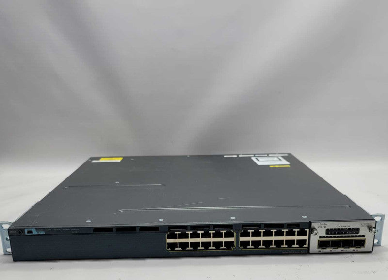 Cisco WS-C3560X-24P-E 3560X 24 Port POE Gigabit Data Network Switch =