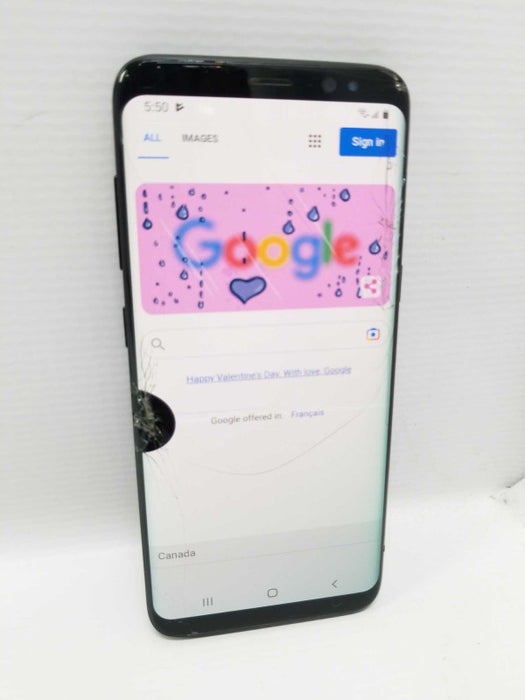 Samsung Galaxy S8 SM-950W 64GB Black Unlocked, READ* ~