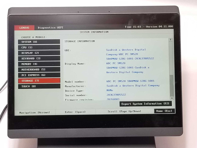 Lenovo Thinksmart Hub 500 11.6\\"Touch Core i5-7500T 128GBSSD 8GB, W/ AC Adapter _