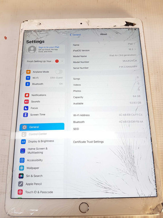 iPad air A2152 air 3rd gen 32GB - Factory Reset - Unlocked - READ #